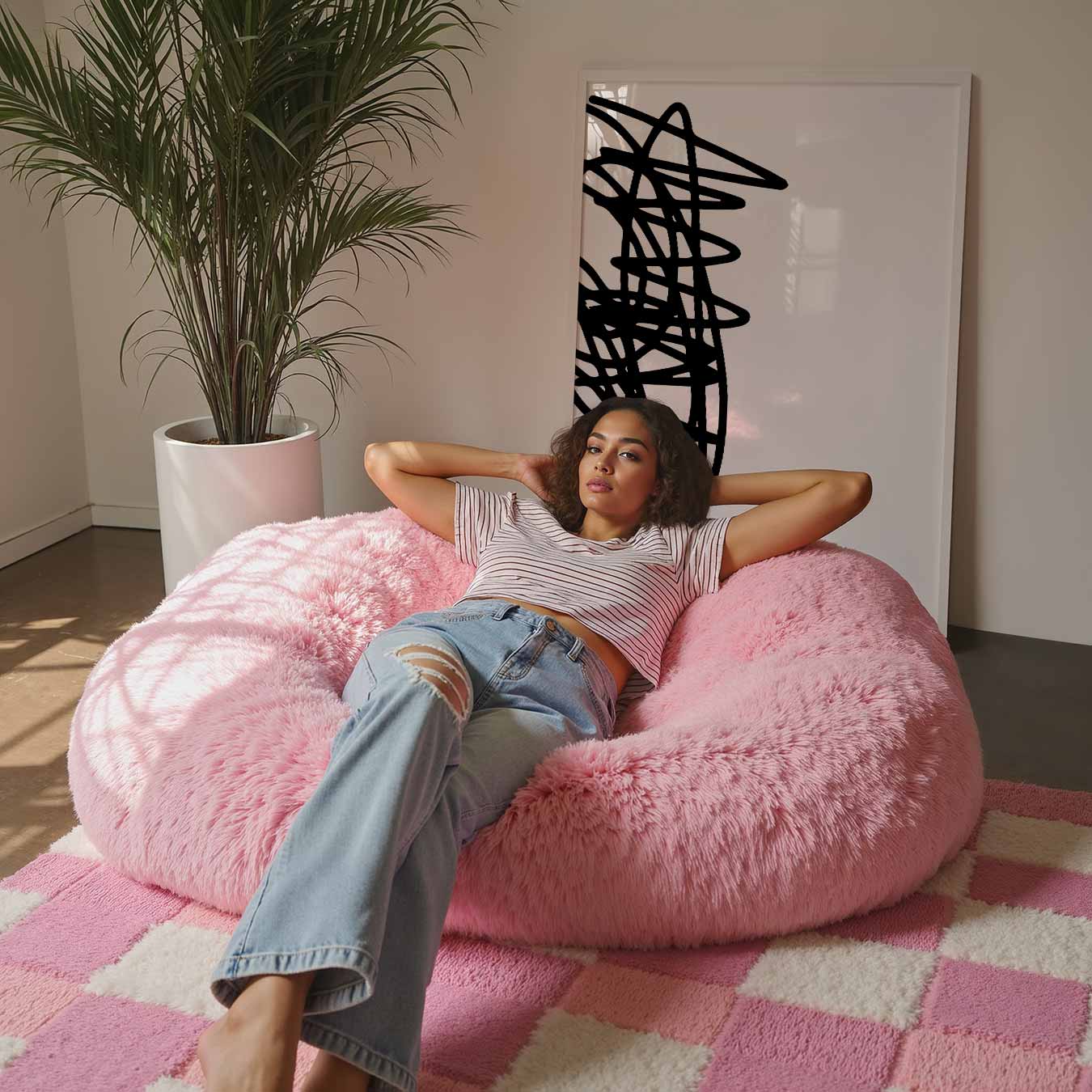 Abstracte Expressie Poster-WallArtistic