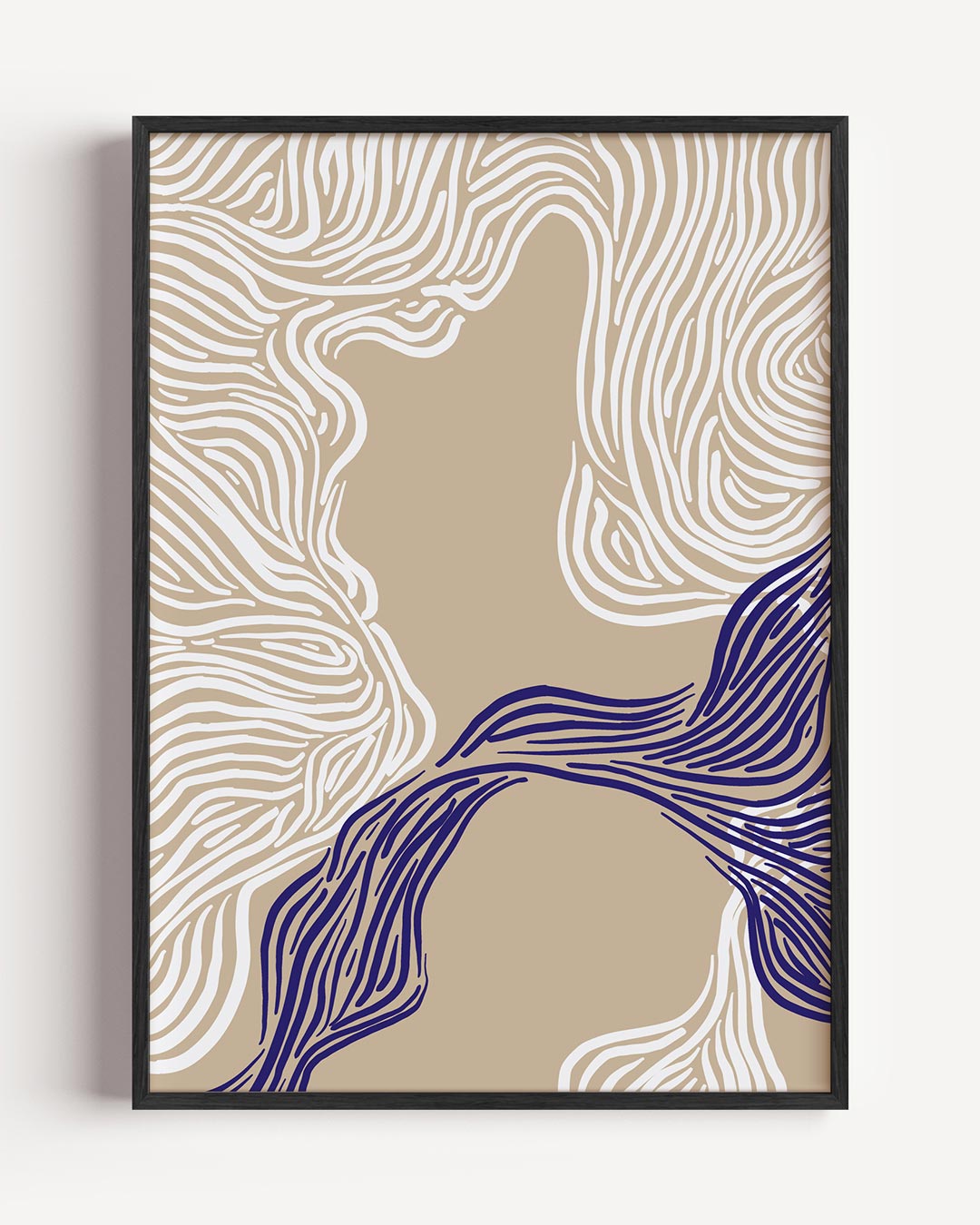 Abstracte Lijnkunst Poster-WallArtistic