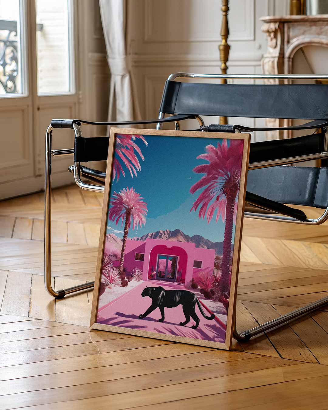 Stralende Roze Panter Poster