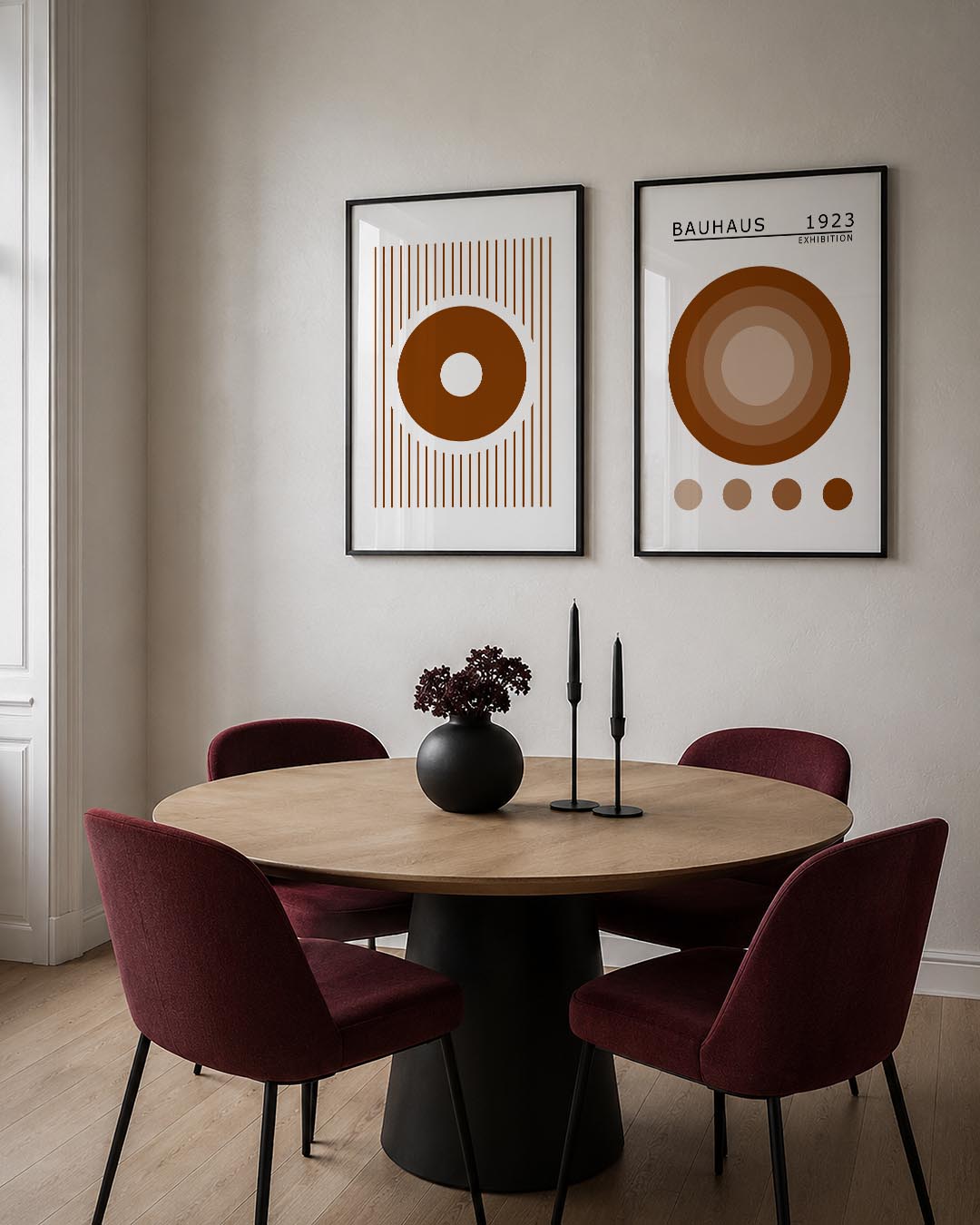 Cirkel en lijnen Posterset