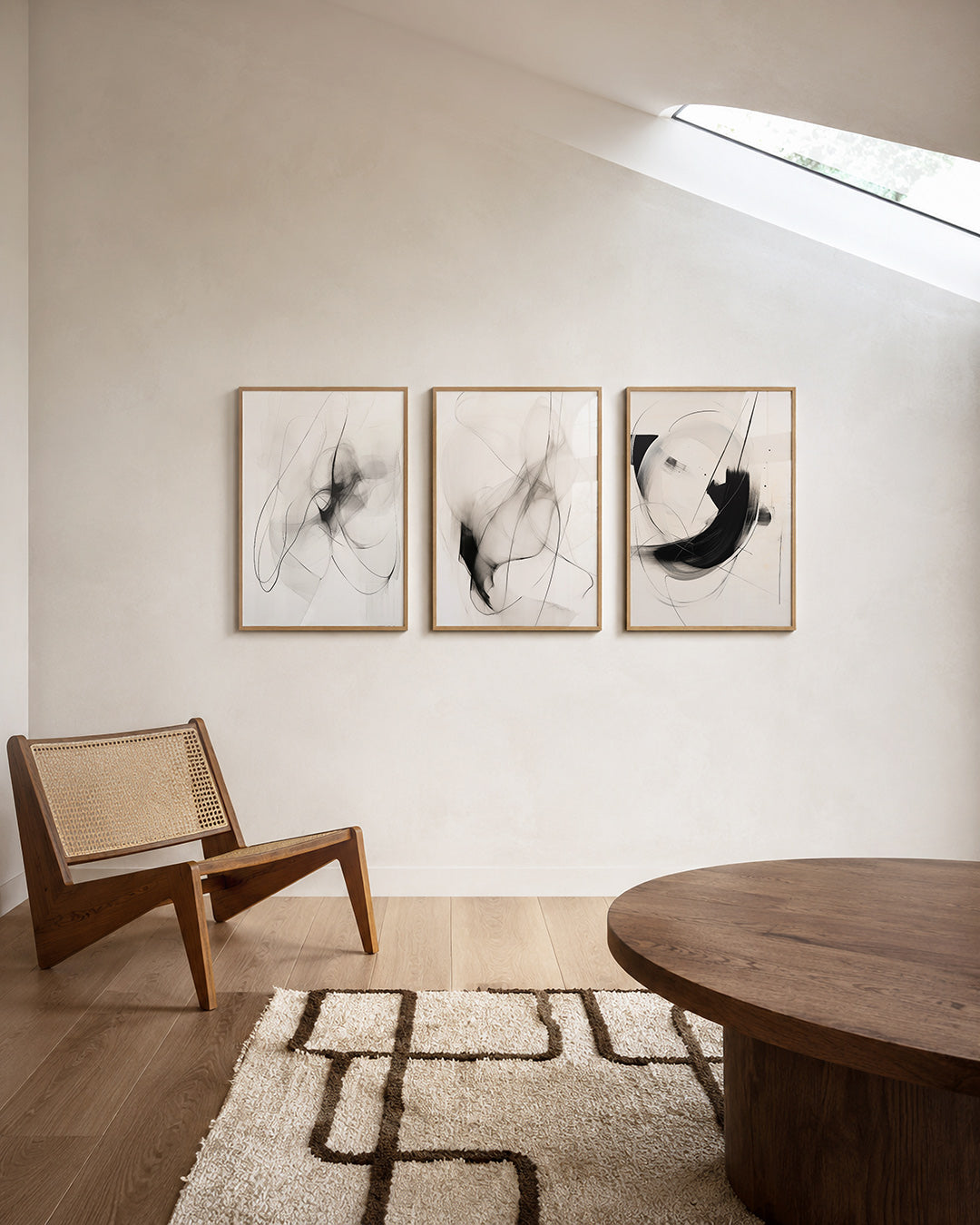 Lijnenspel en vormen Posterset