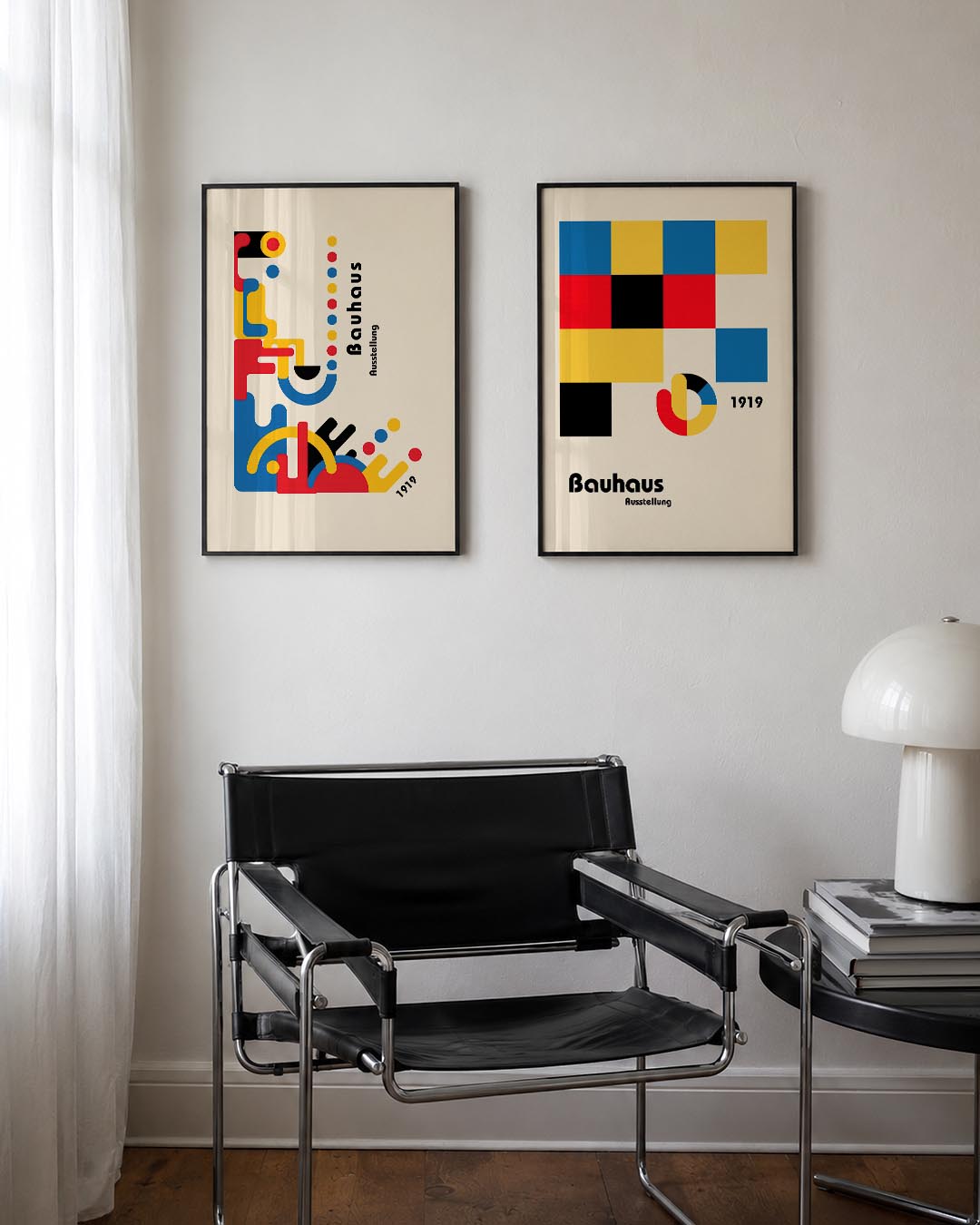 Kleurrijke vormen Posterset