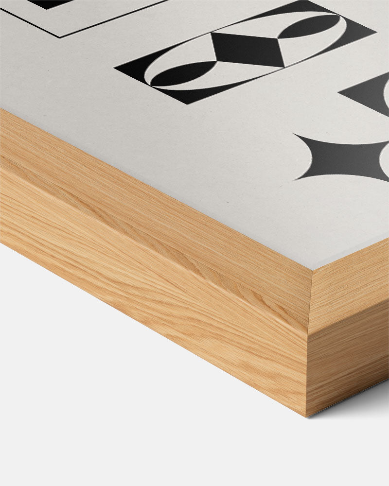 Stijlvolle Geometrische Poster-WallArtistic