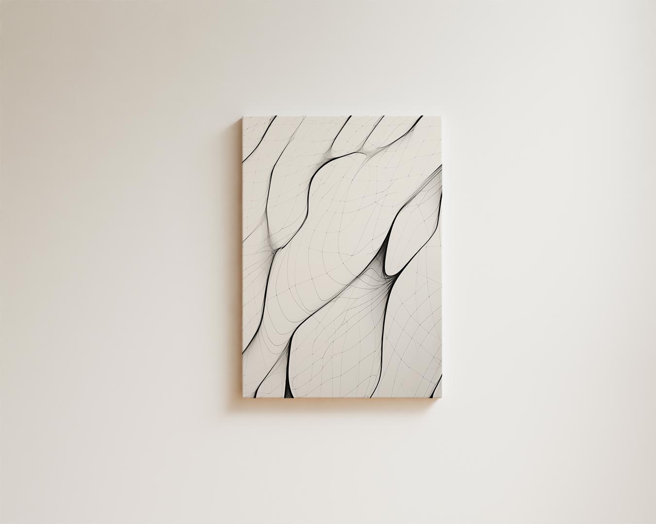 Organische Lijnen Kunstwerk-canvas-dibond-plexiglas-wanddecoratie-WallArtistic