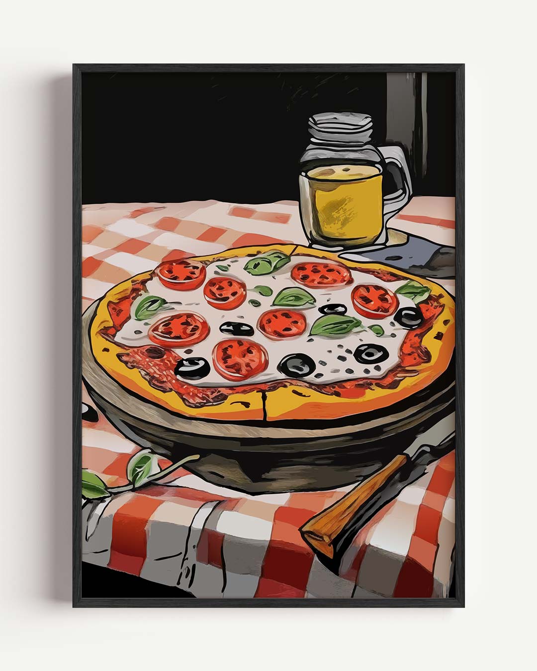 Pizza-avond Poster-WallArtistic