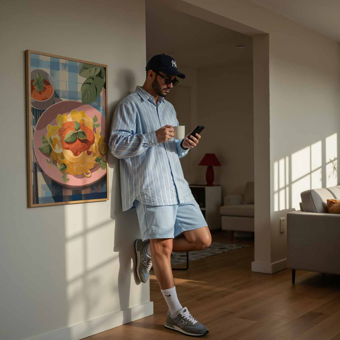 Pasta Liefde Print Poster-WallArtistic