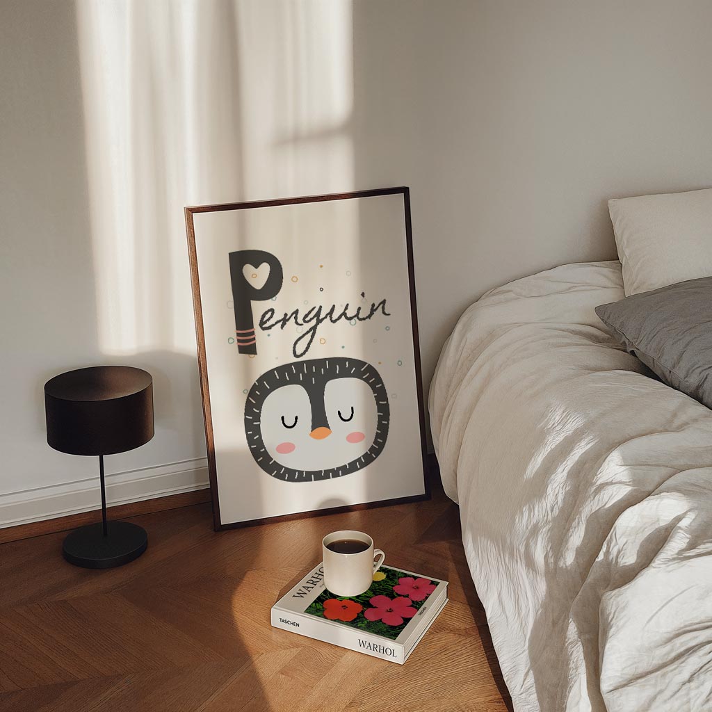Snoezige Pinguïn Poster