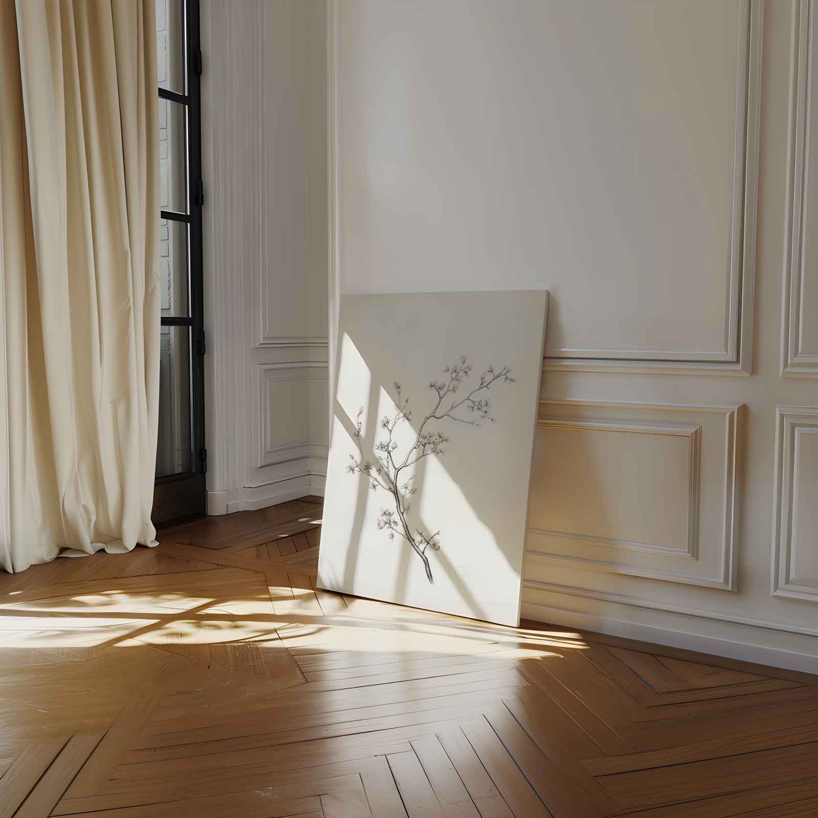 Zacht Lentevertakking Kunstwerk-canvas-dibond-plexiglas-wanddecoratie-WallArtistic