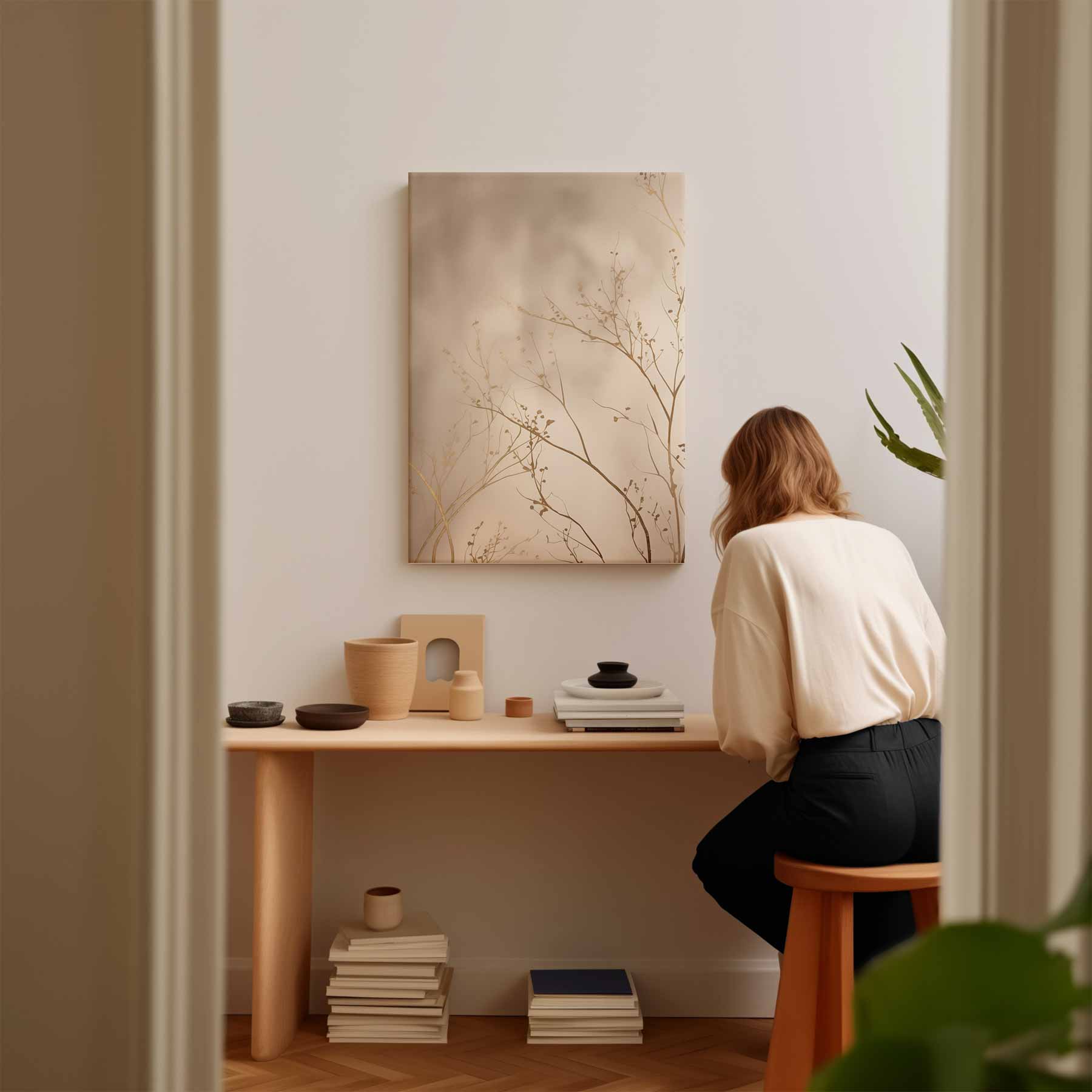 Gouden Takedans Kunstwerk-canvas-dibond-plexiglas-wanddecoratie-WallArtistic