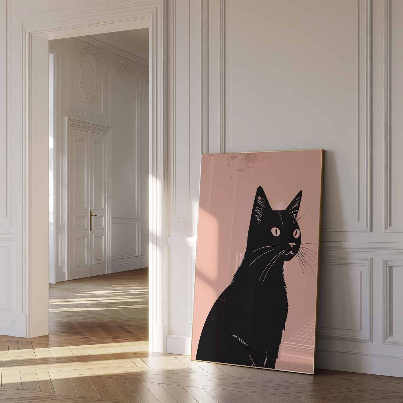 Stijlvolle Kattenkunst voor Thuis Poster-WallArtistic