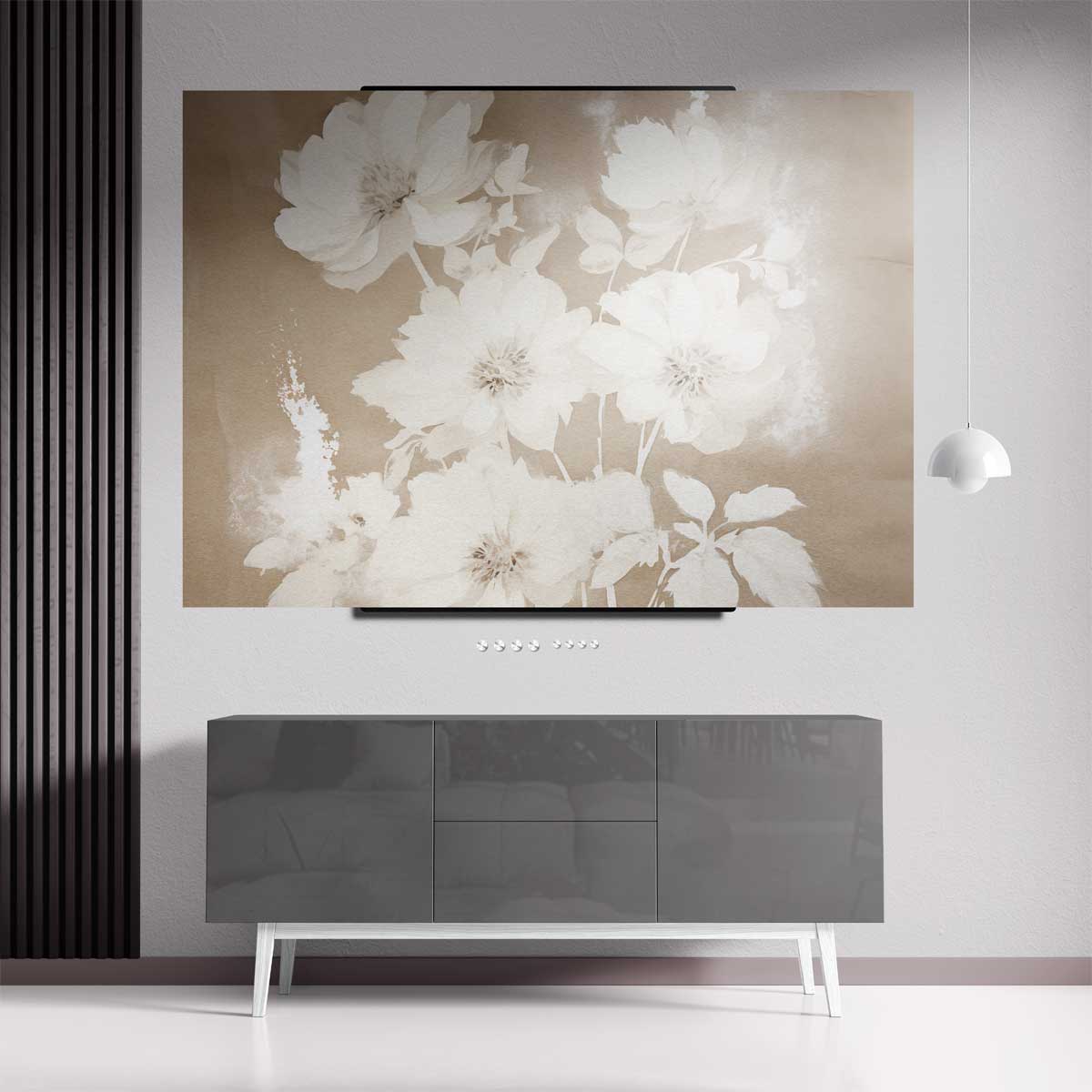 Bloemenpracht in Zachte Tinten Kunstwerk-canvas-dibond-plexiglas-wanddecoratie-WallArtistic