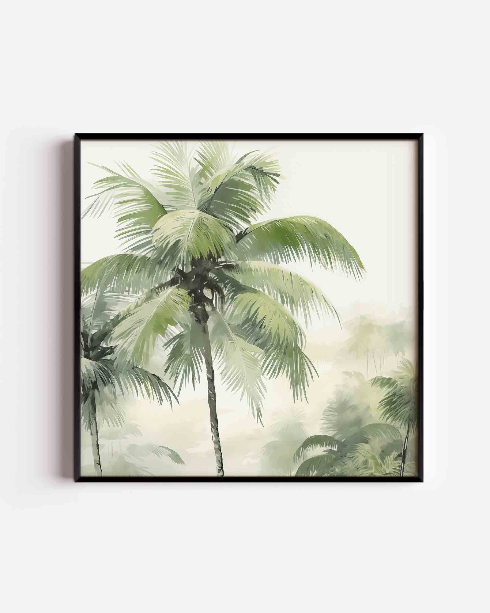 Tropische palm Poster
