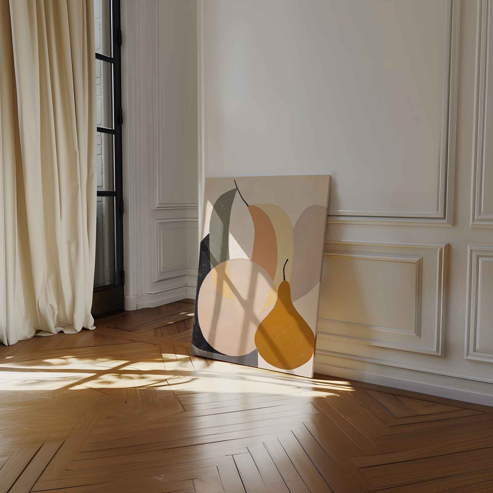 Vrolijke Fruitige Abstractie Kunstwerk-canvas-dibond-plexiglas-wanddecoratie-WallArtistic