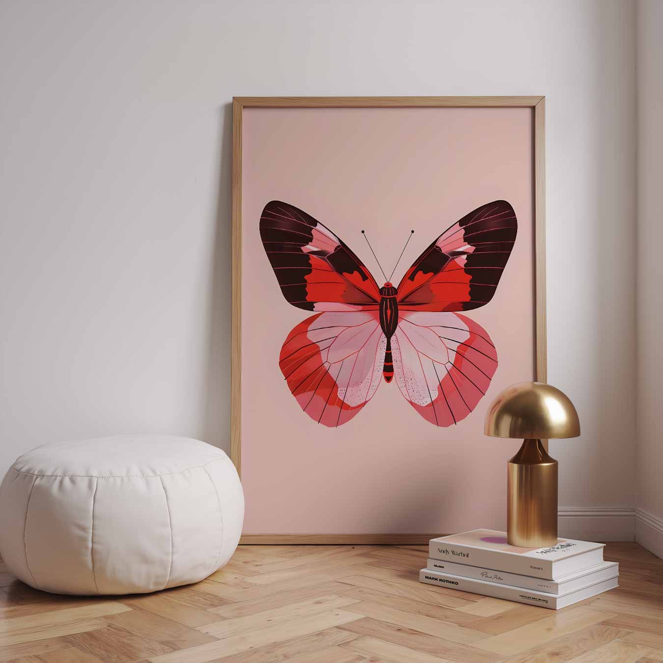 Dromerige Vlinderpracht Poster-WallArtistic