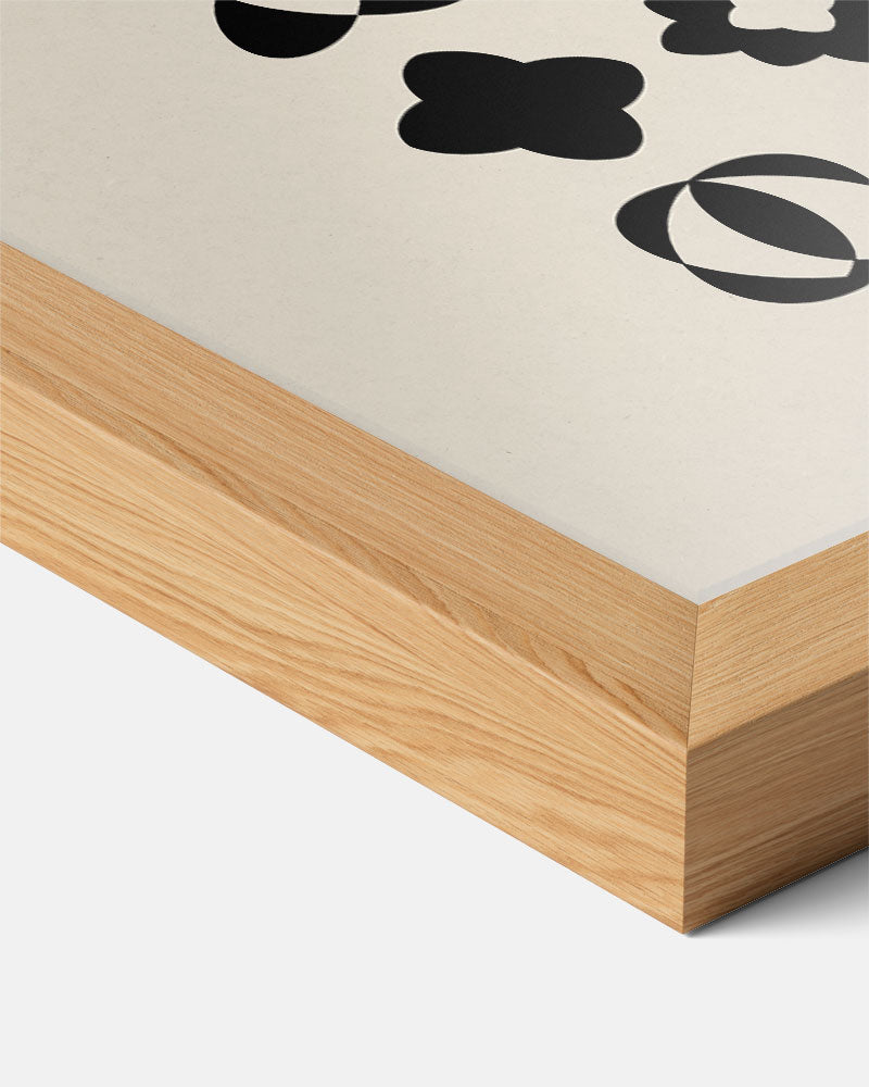 Stijlvolle Grafische Patroonposter-WallArtistic
