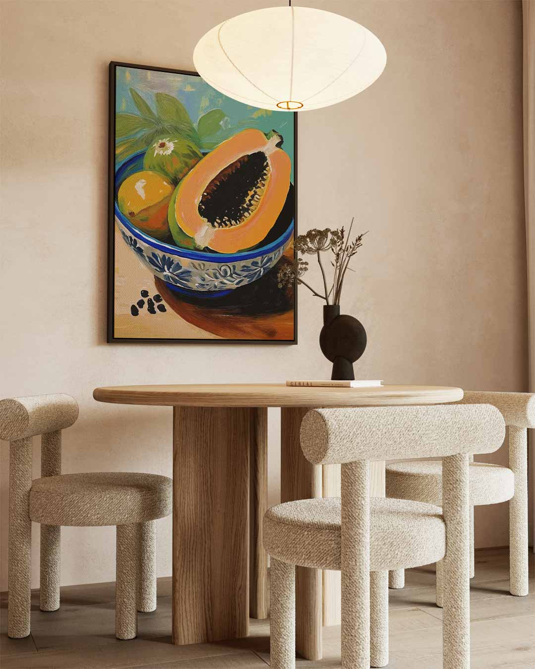 Tropische Vruchtenschaal Kunstwerk-canvas-dibond-plexiglas-wanddecoratie-WallArtistic