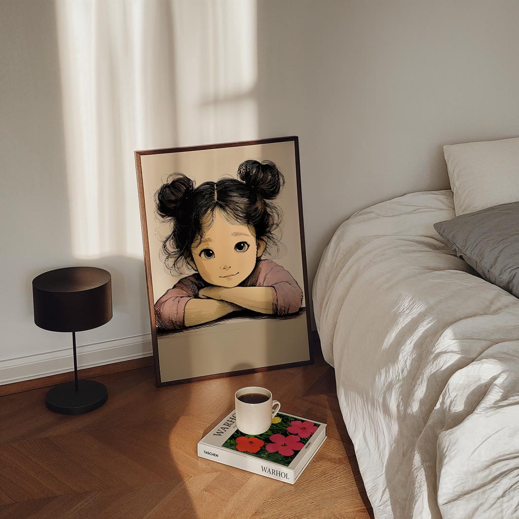 Schattige Kinderkunst Poster