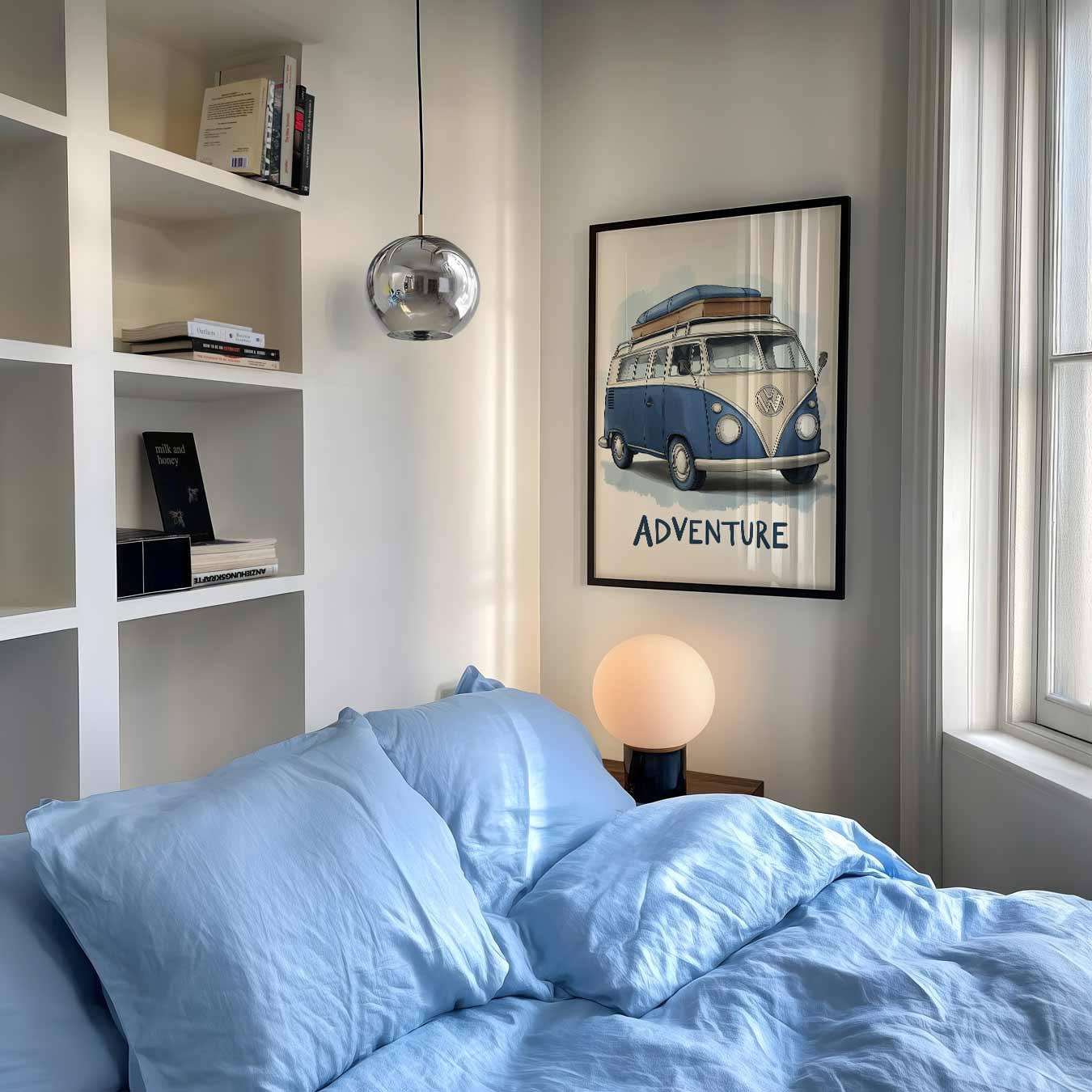 Retro Camper Avontuur Poster