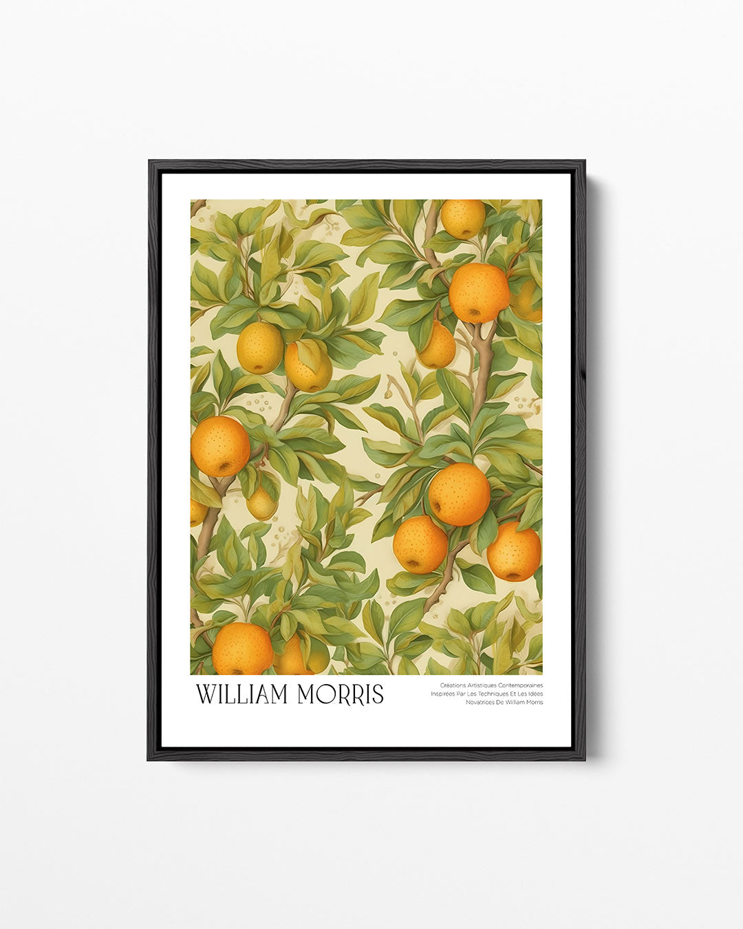 Citrus en bladeren Kunstwerk