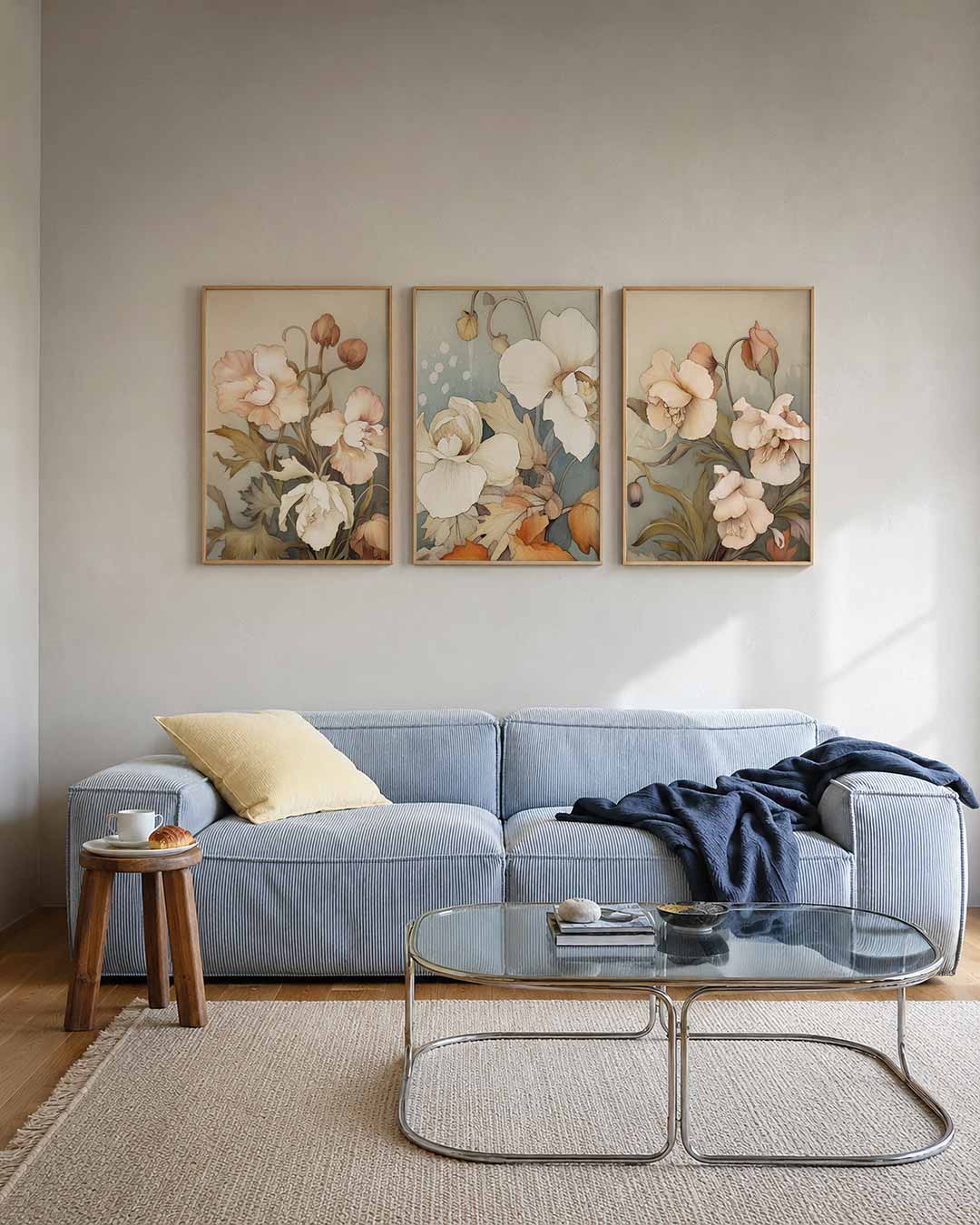 Bloemrijke sereniteit Posterset