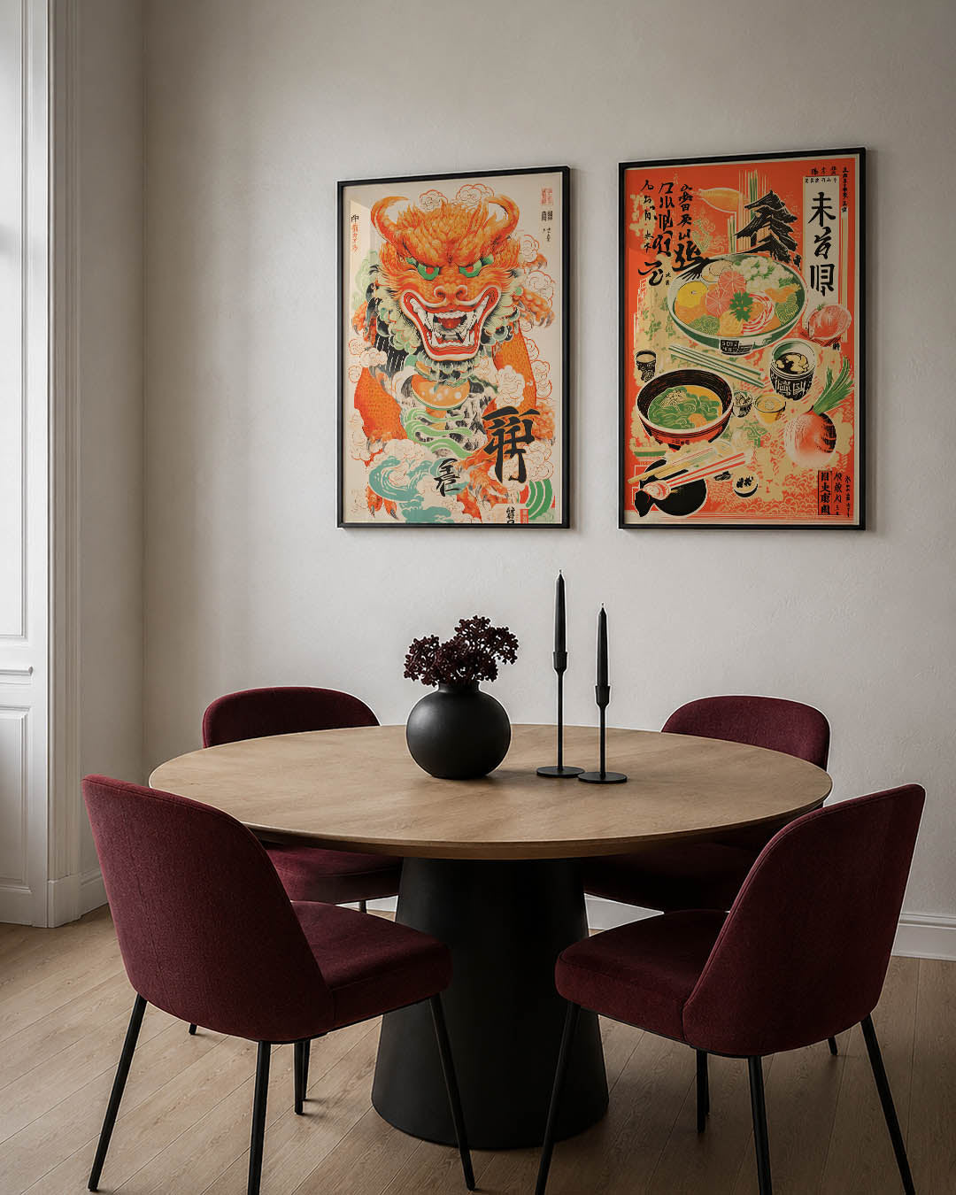 Draak en kleur Posterset