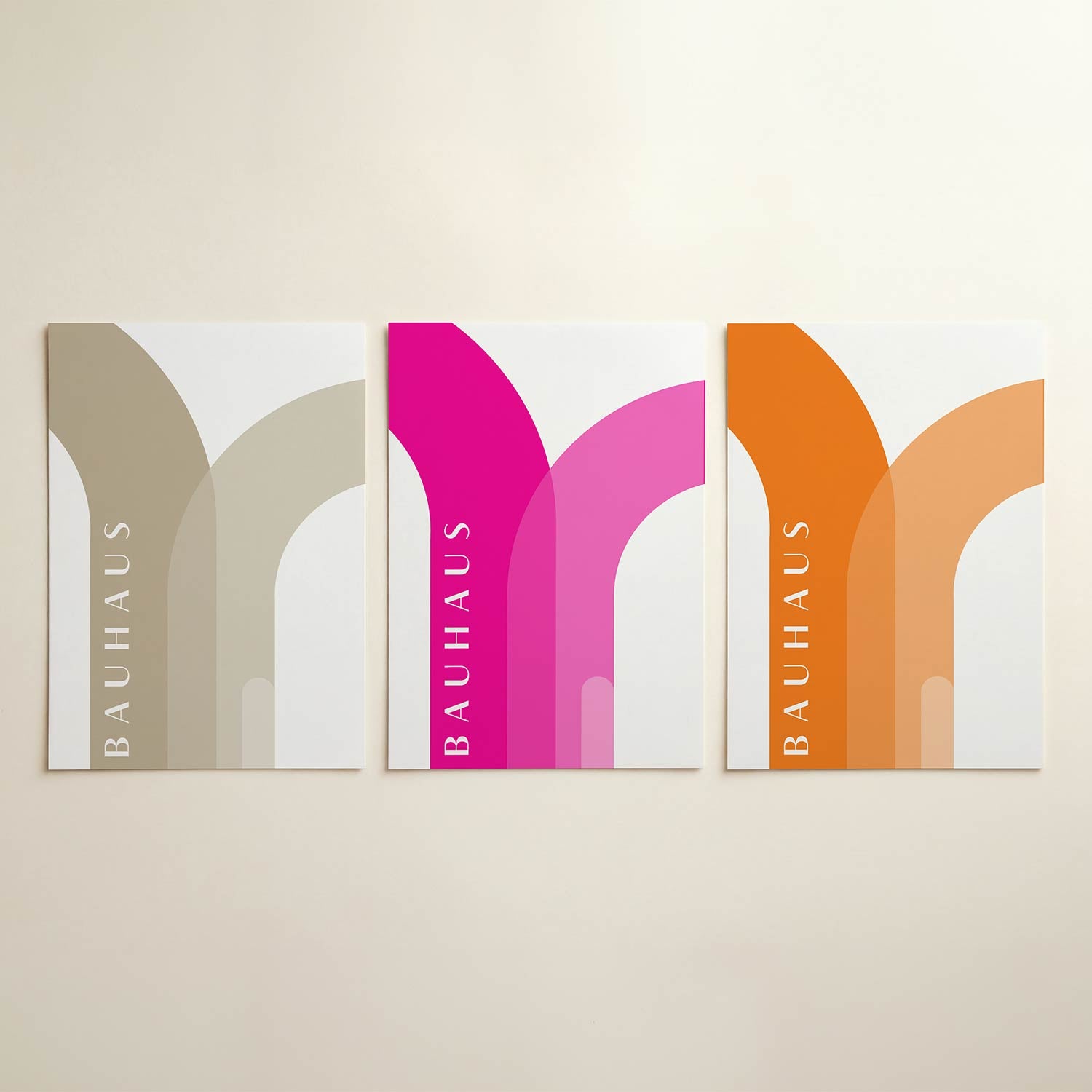 Kleurvlakken en lijnen Posterset