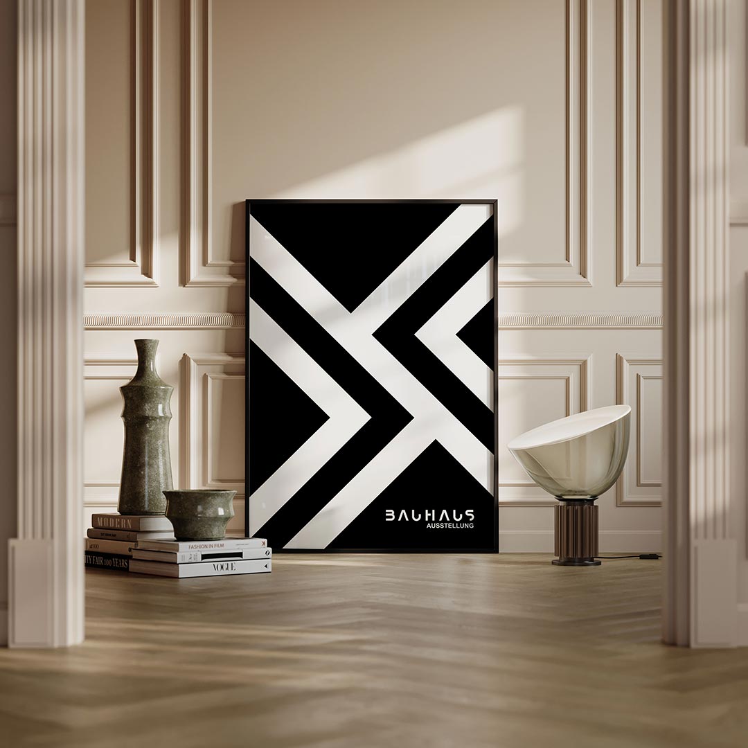Lijnenspel en vlakkenspel Poster