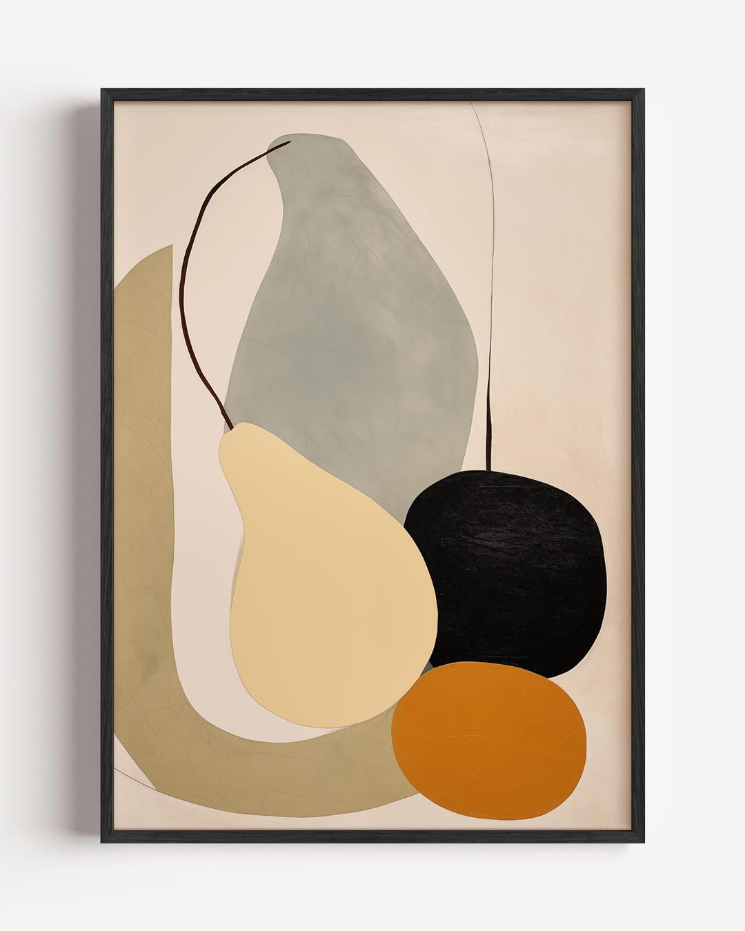 Abstracte Vormen Wanddecoratie Poster-WallArtistic