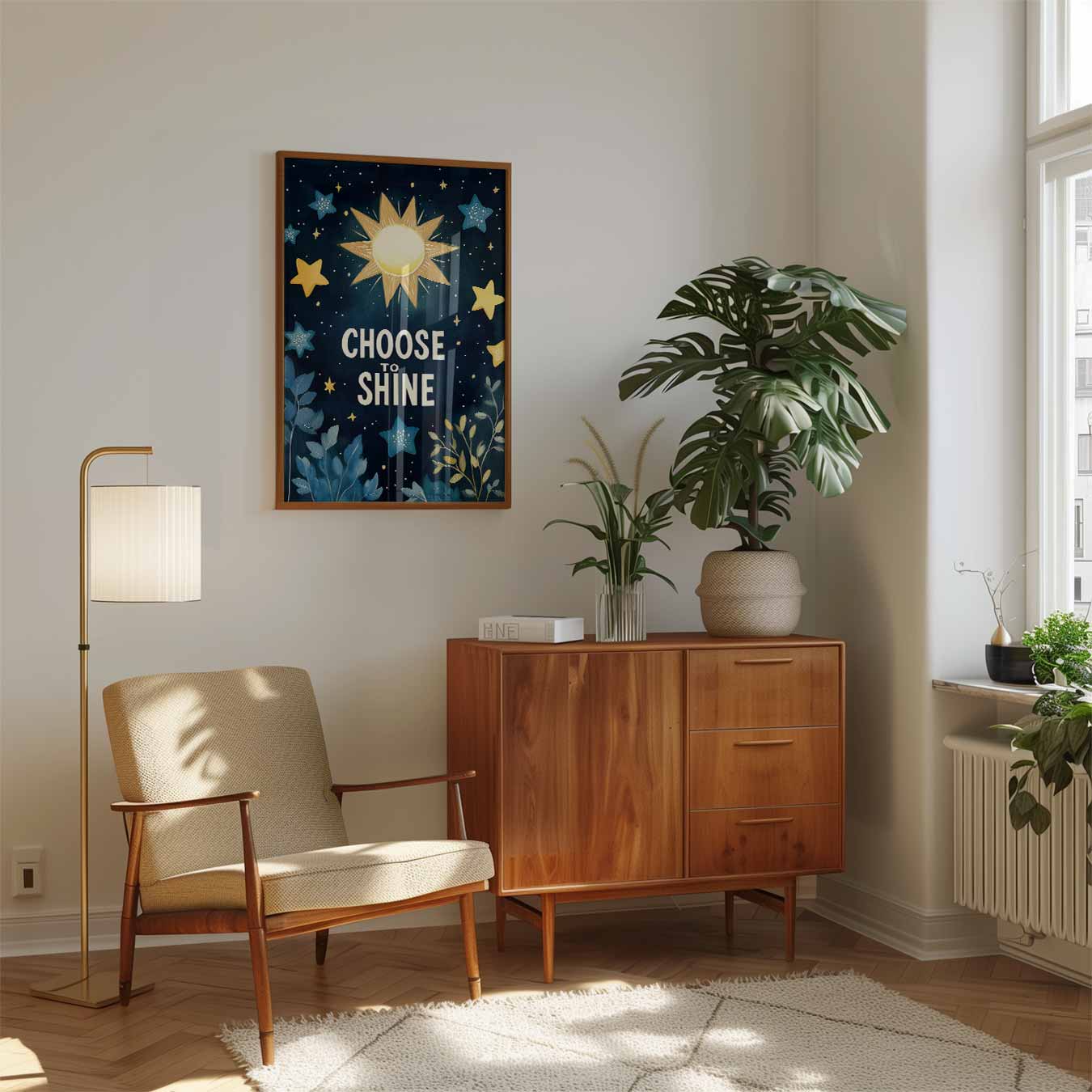 Stralende Inspiratie Poster