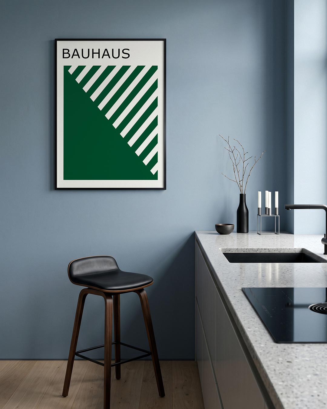 Diagonal lijnen Poster