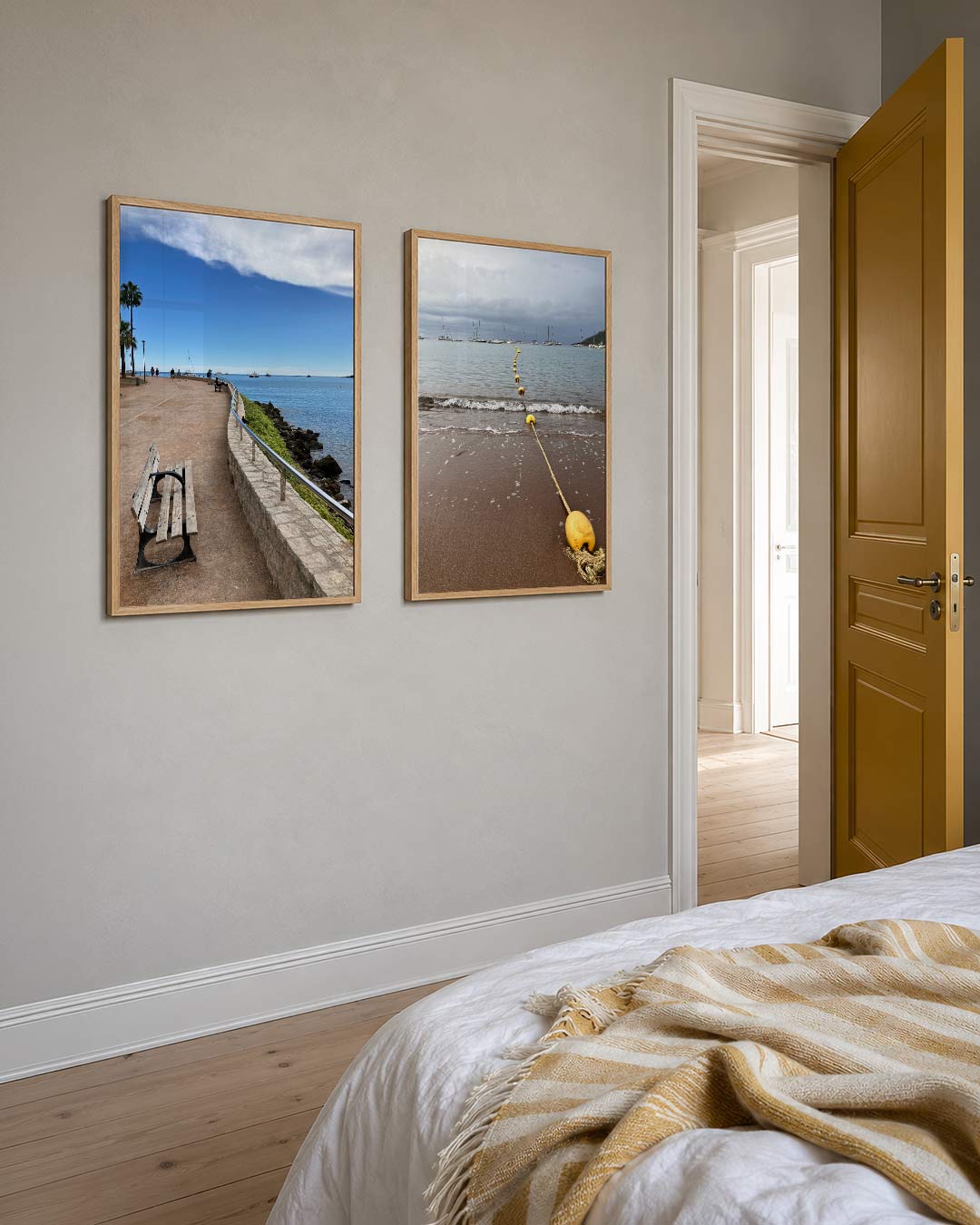 Kustlijn en horizon Posterset