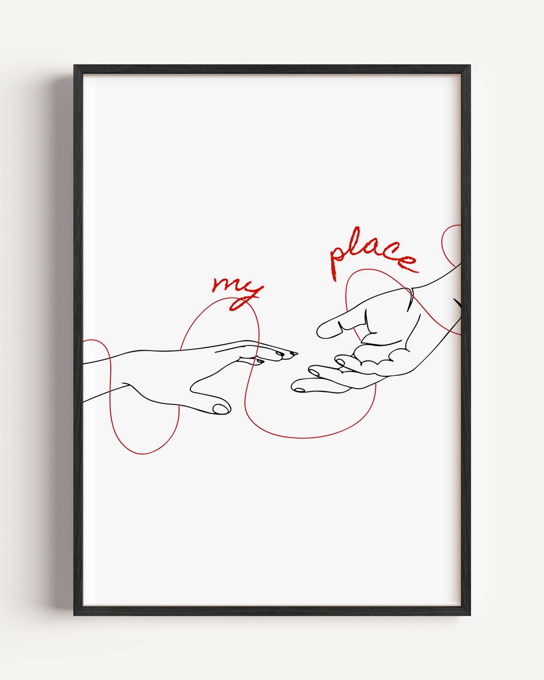 Verbonden Handen Poster