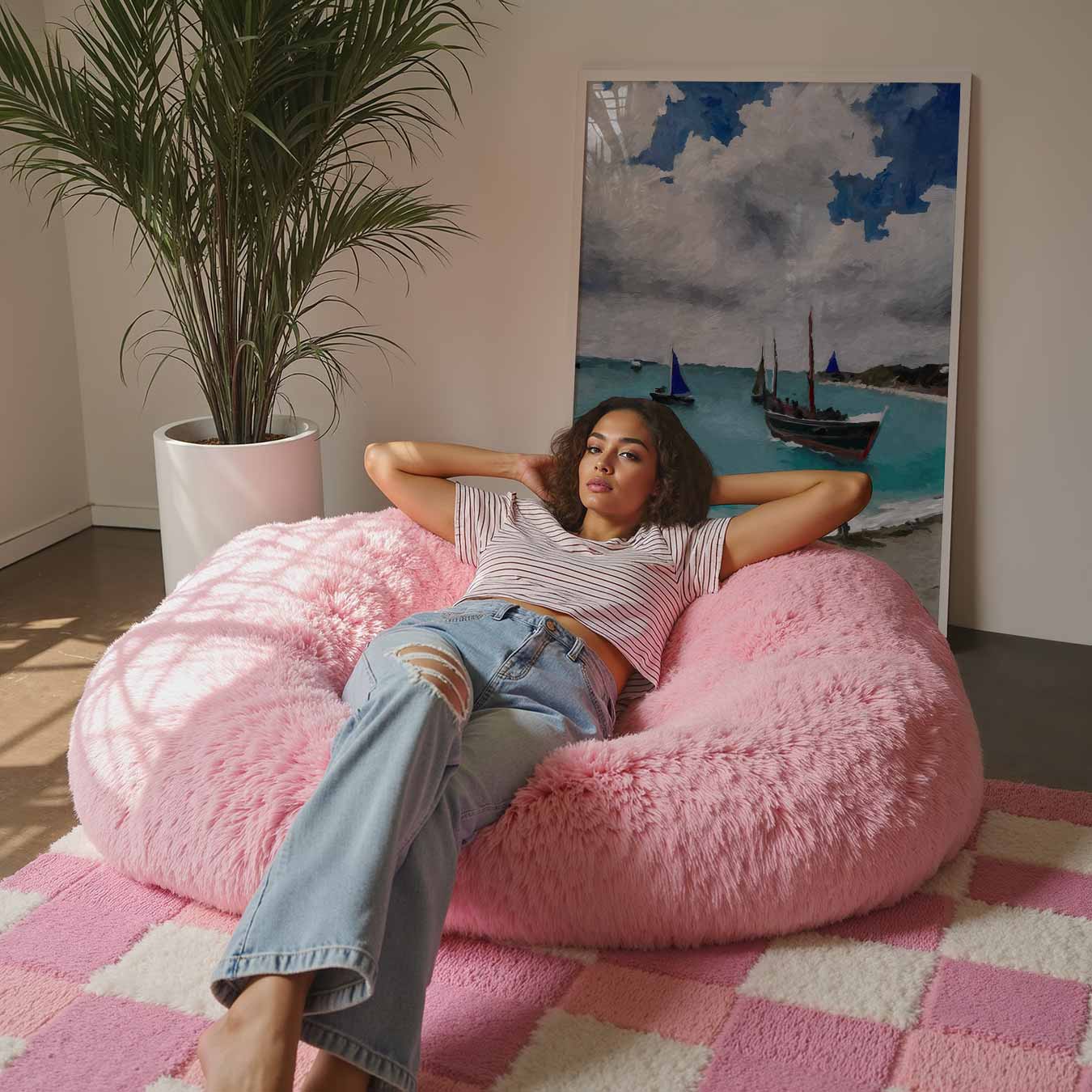 Zeilboot Avontuur aan Zee Poster-WallArtistic