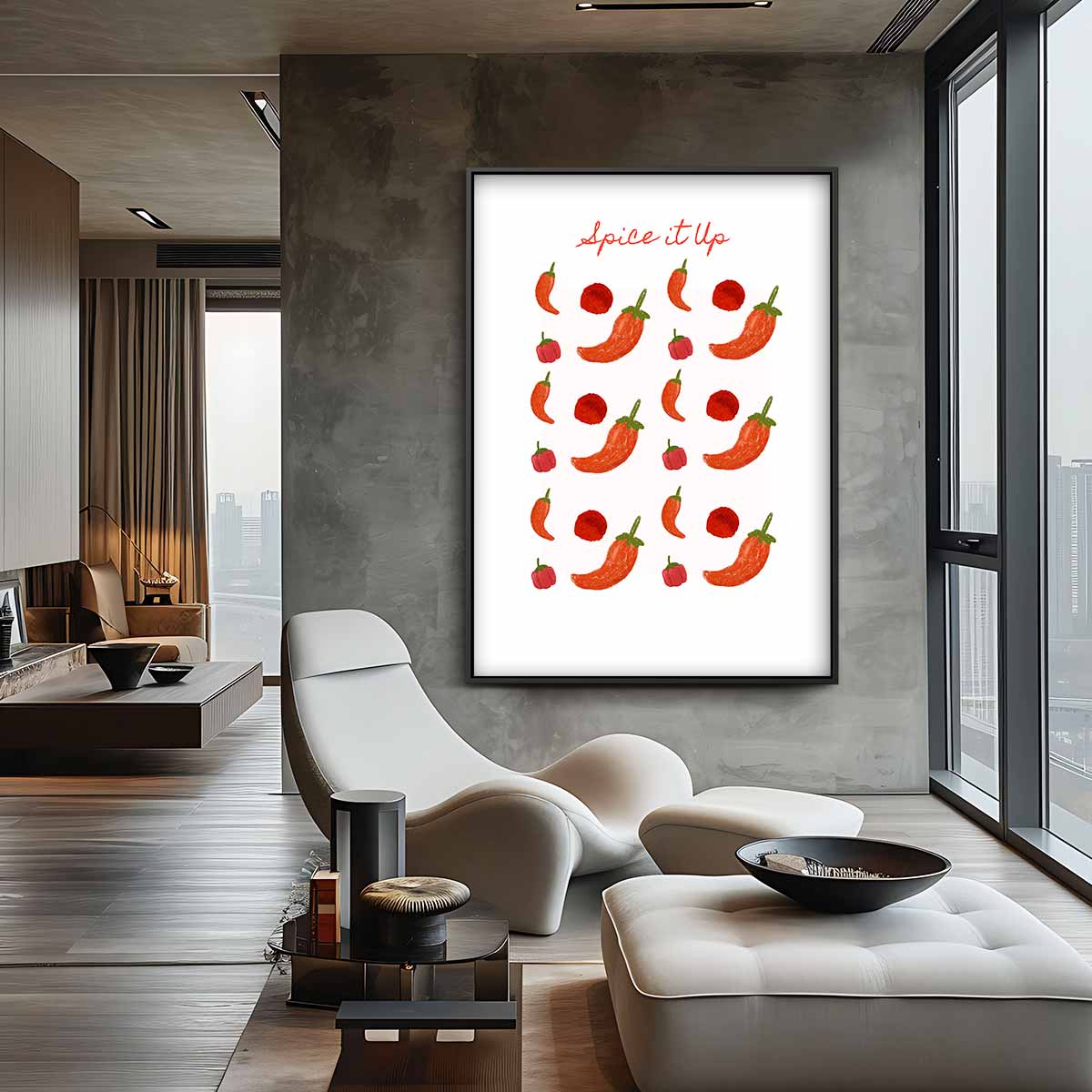 Spice it Up Poster Kunstwerk-canvas-dibond-plexiglas-wanddecoratie-WallArtistic