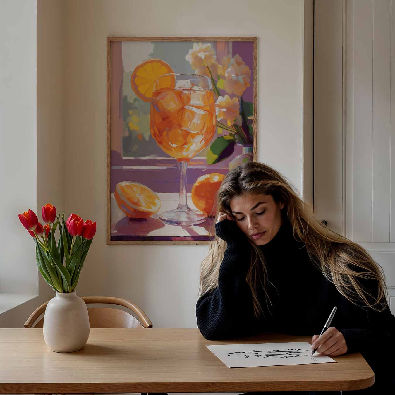 Zomerse Citrus Poster-WallArtistic