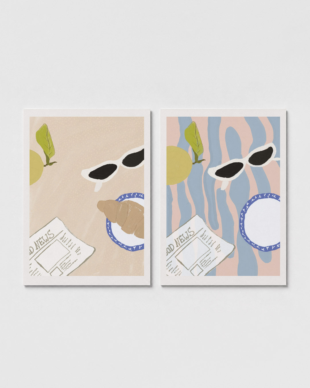 Ontbijt moment Posterset
