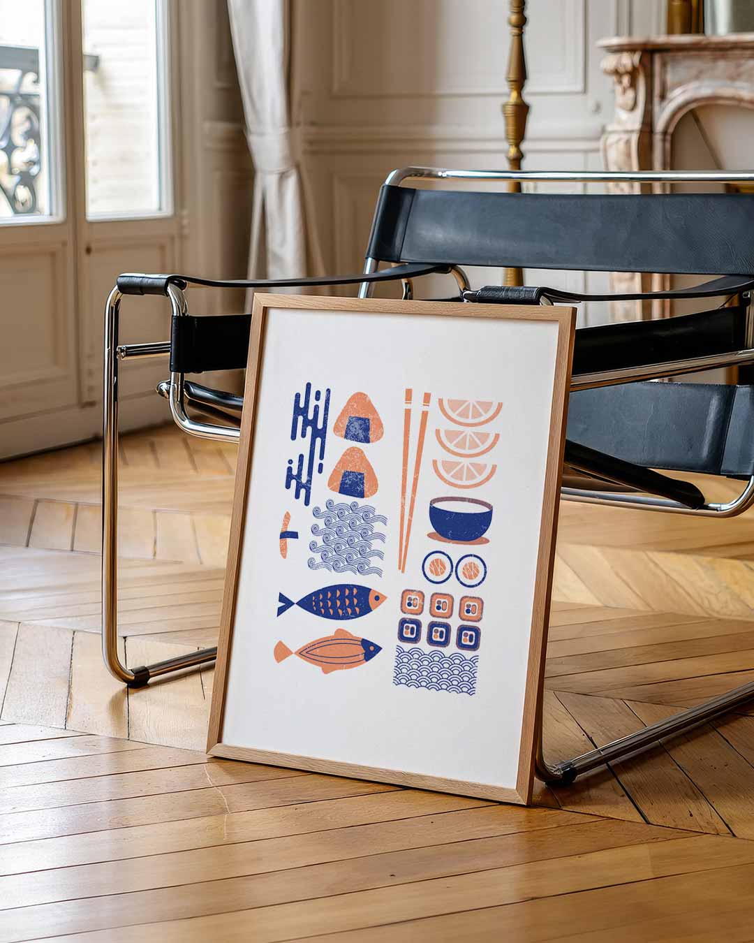 Japanse Eetervaring Poster-WallArtistic