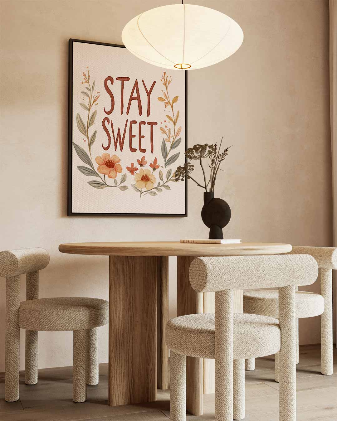 Stay Sweet Bloemenkunst Kunstwerk-canvas-dibond-plexiglas-wanddecoratie-WallArtistic