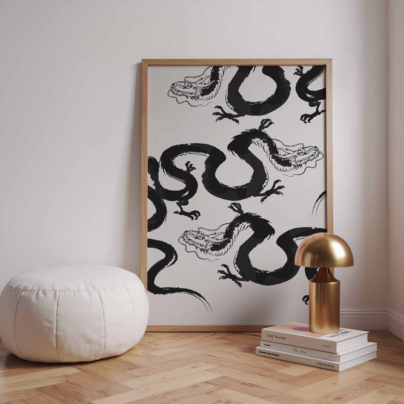 Mystieke Draak Kunstposter-WallArtistic