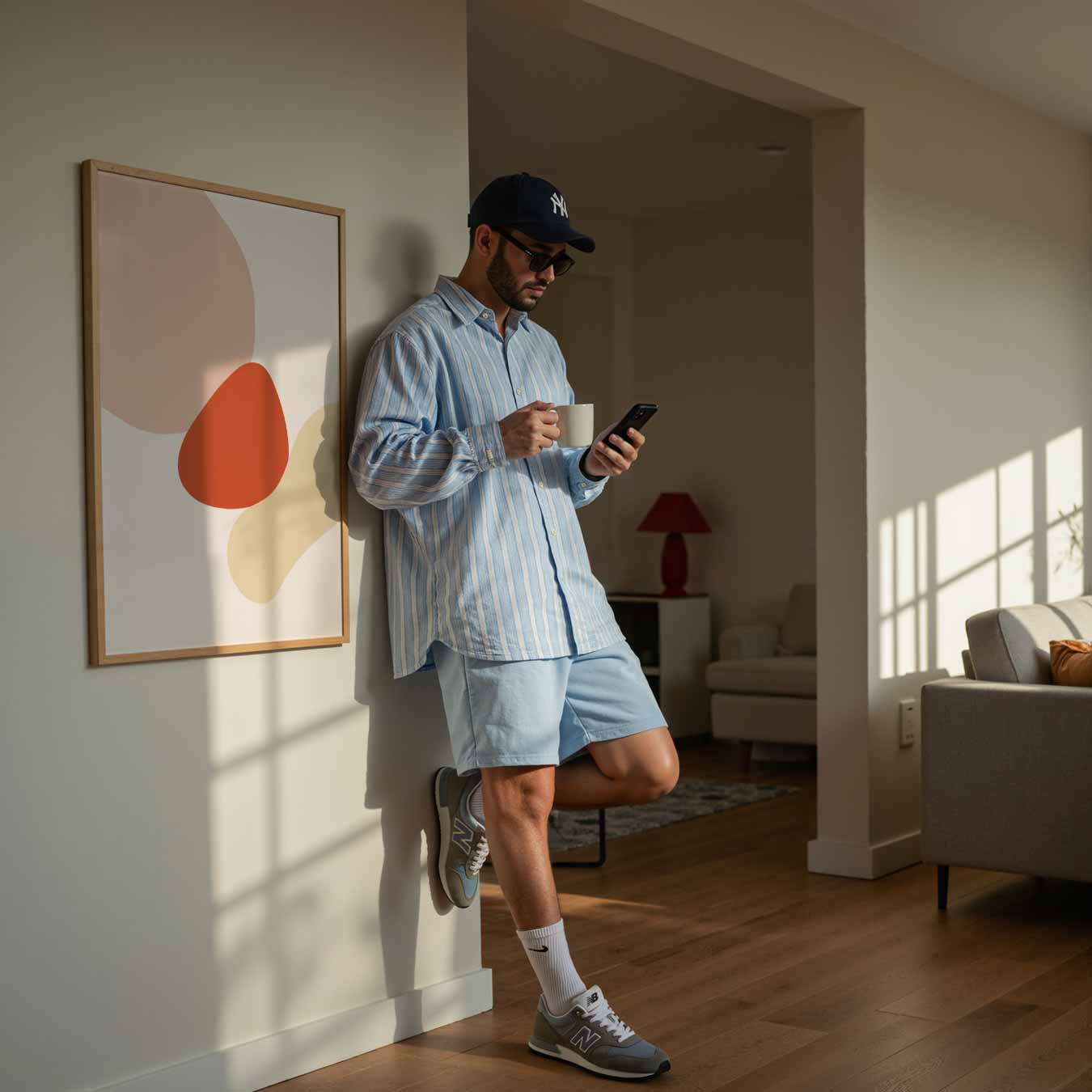 Trendy Abstracte Kunstposter-WallArtistic