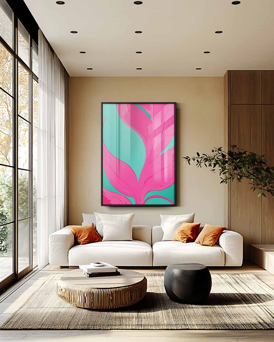 Tropische Droom Kunstwerk-canvas-dibond-plexiglas-wanddecoratie-WallArtistic