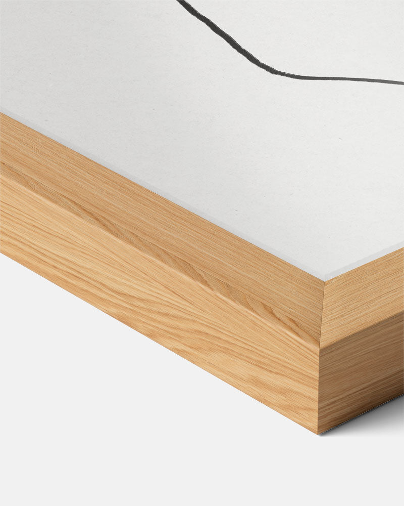 Elegante Abstracte Lijntekening Poster-WallArtistic