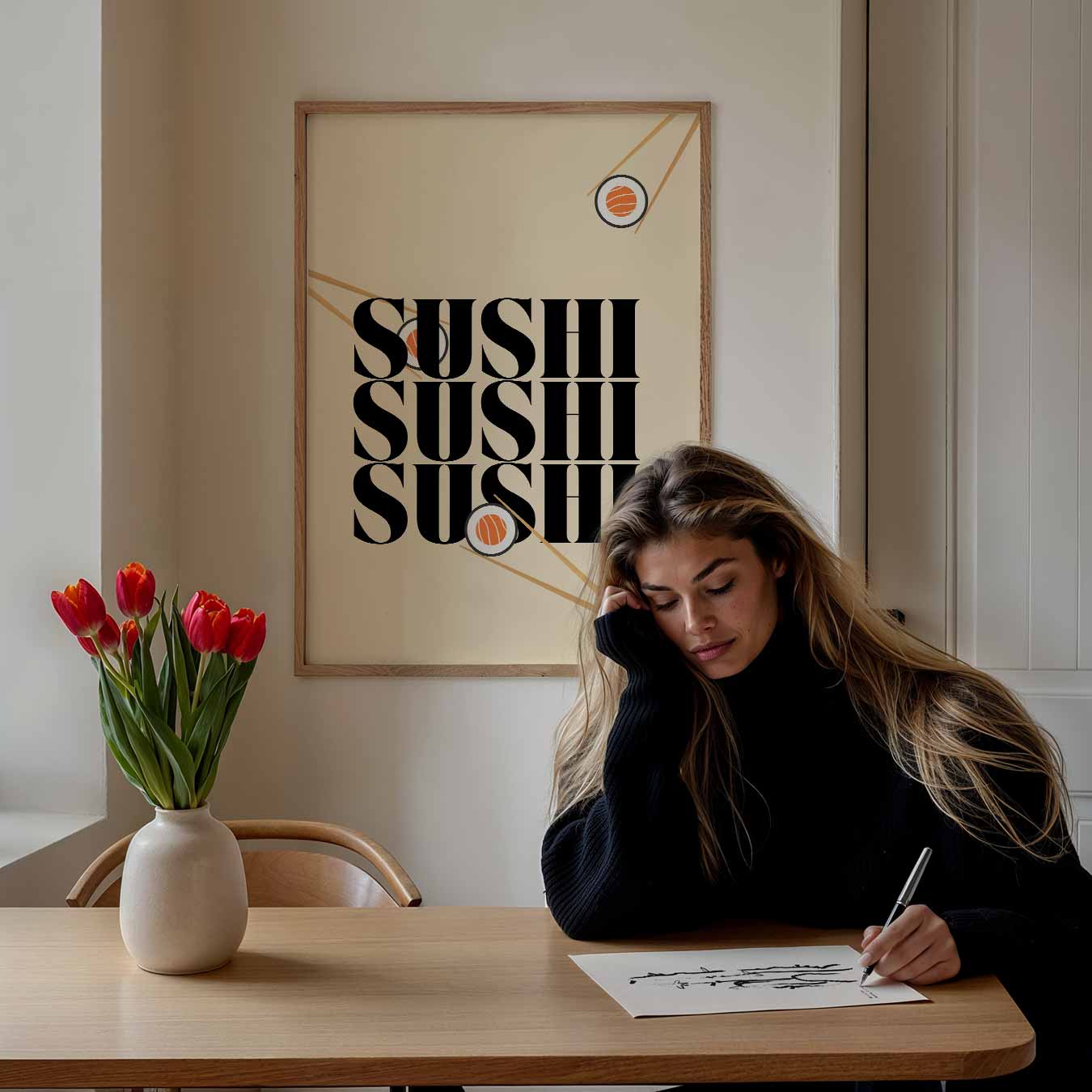 Sushi Liefhebbers Poster-WallArtistic