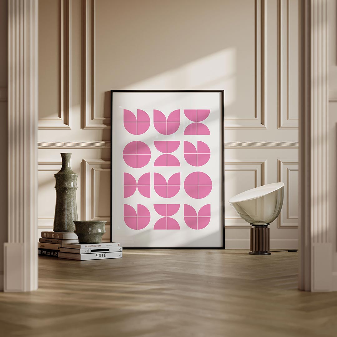 Vormritme en kleur Poster