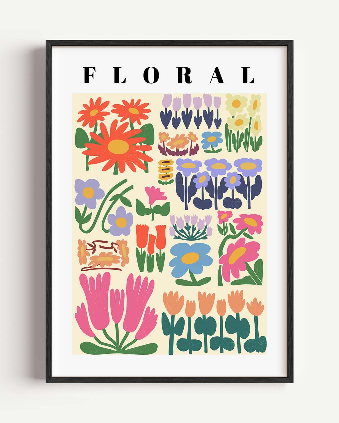 Kleurrijke Bloemenpracht Poster-WallArtistic