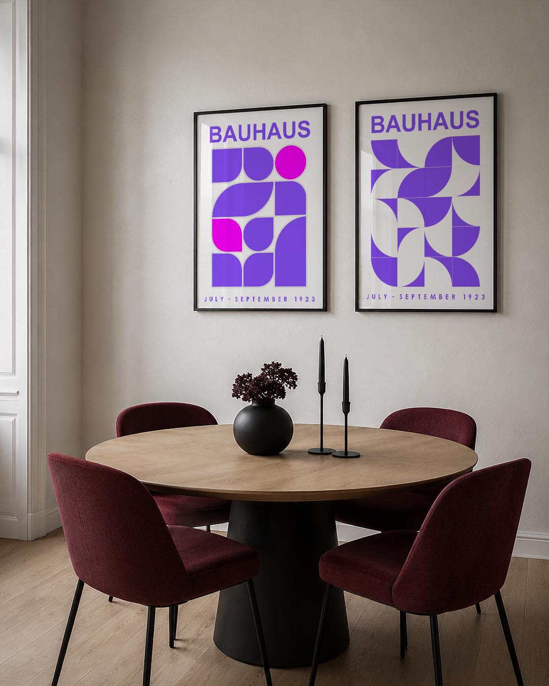 Vormen en kleurvlakken Posterset