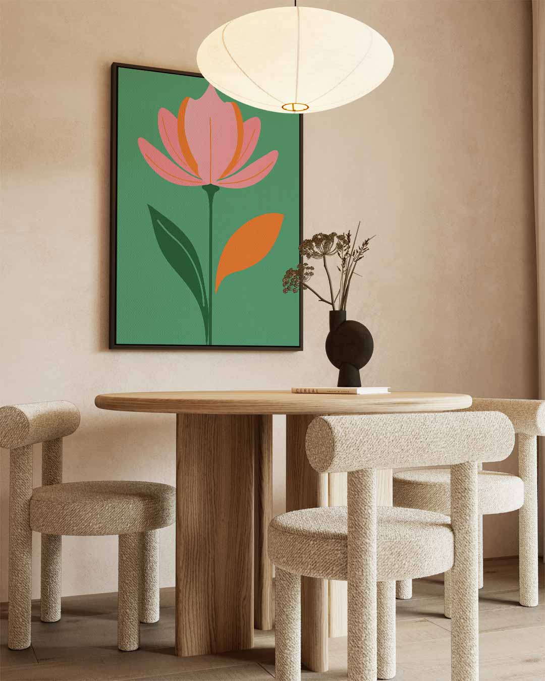 Bloeiende Tulpenpracht Kunstwerk-canvas-dibond-plexiglas-wanddecoratie-WallArtistic