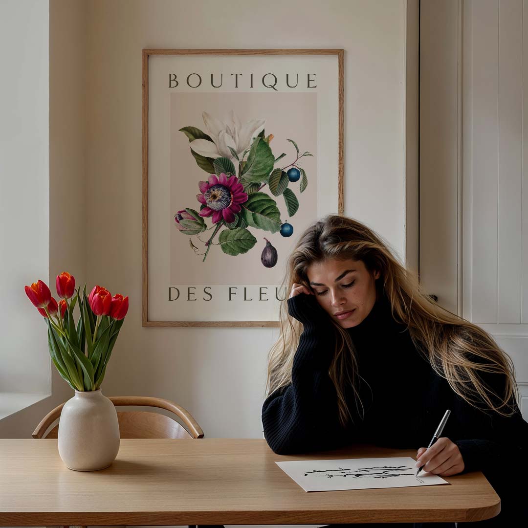 Bloemen Boetiek Kunstposter-WallArtistic