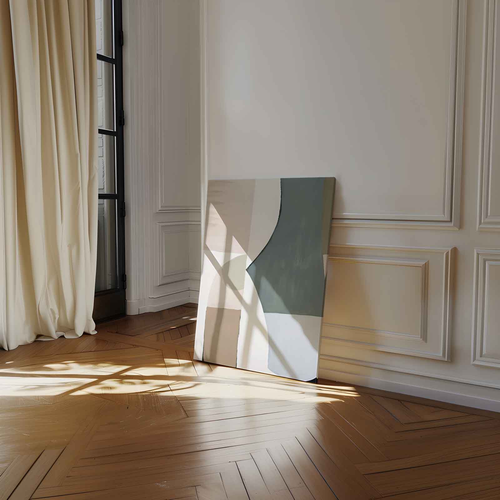Harmonieuze Abstractie Kunstwerk-canvas-dibond-plexiglas-wanddecoratie-WallArtistic