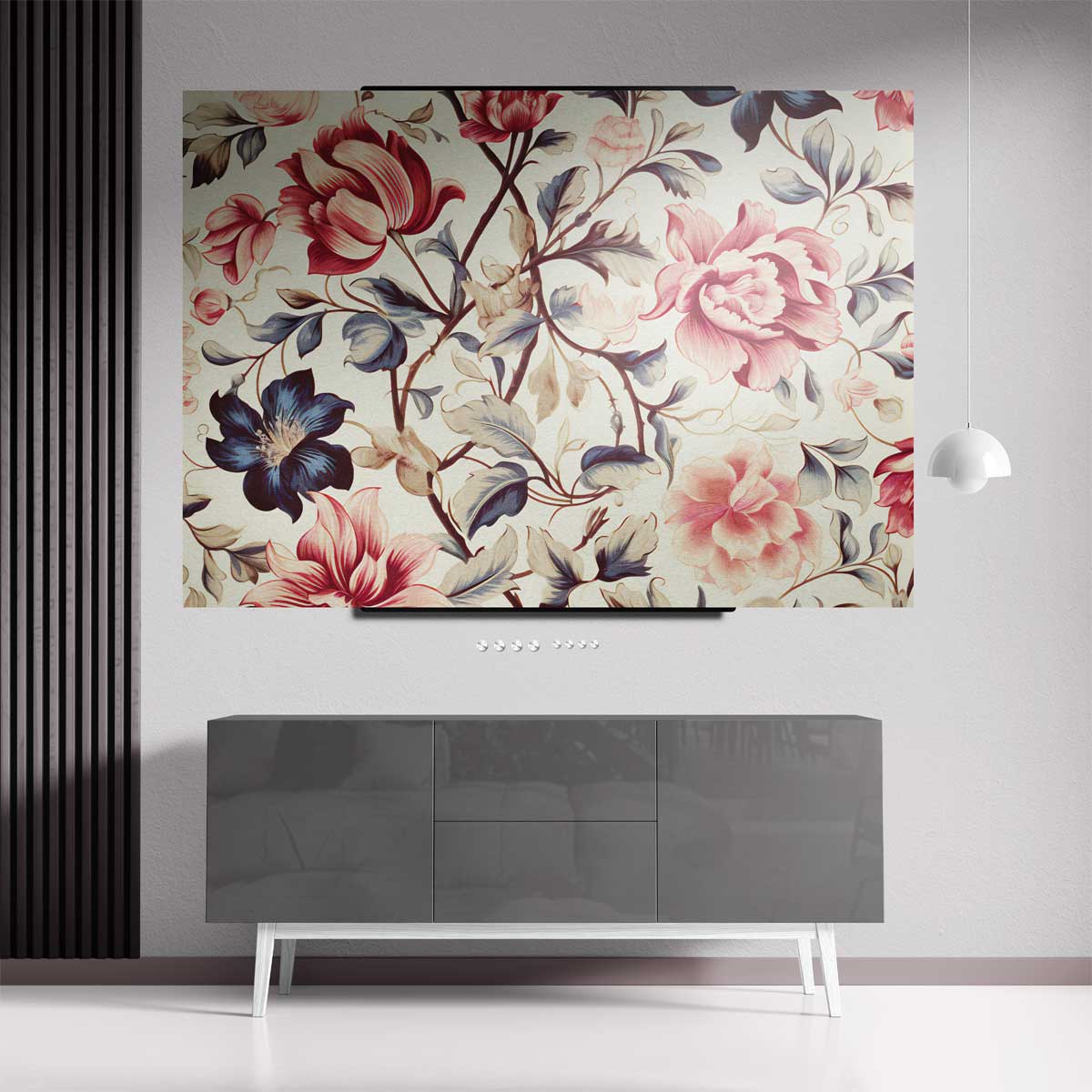 Tijdloze Bloemenpracht Kunstwerk-canvas-dibond-plexiglas-wanddecoratie-WallArtistic
